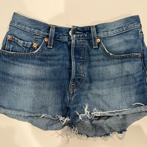 Levi's Blue Denim Women's Shorts
